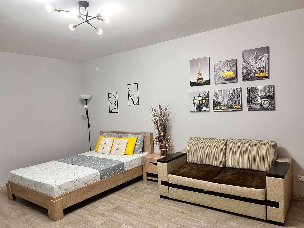 Однокомнатные апартаменты Марат_Home на Автомобилистов 11