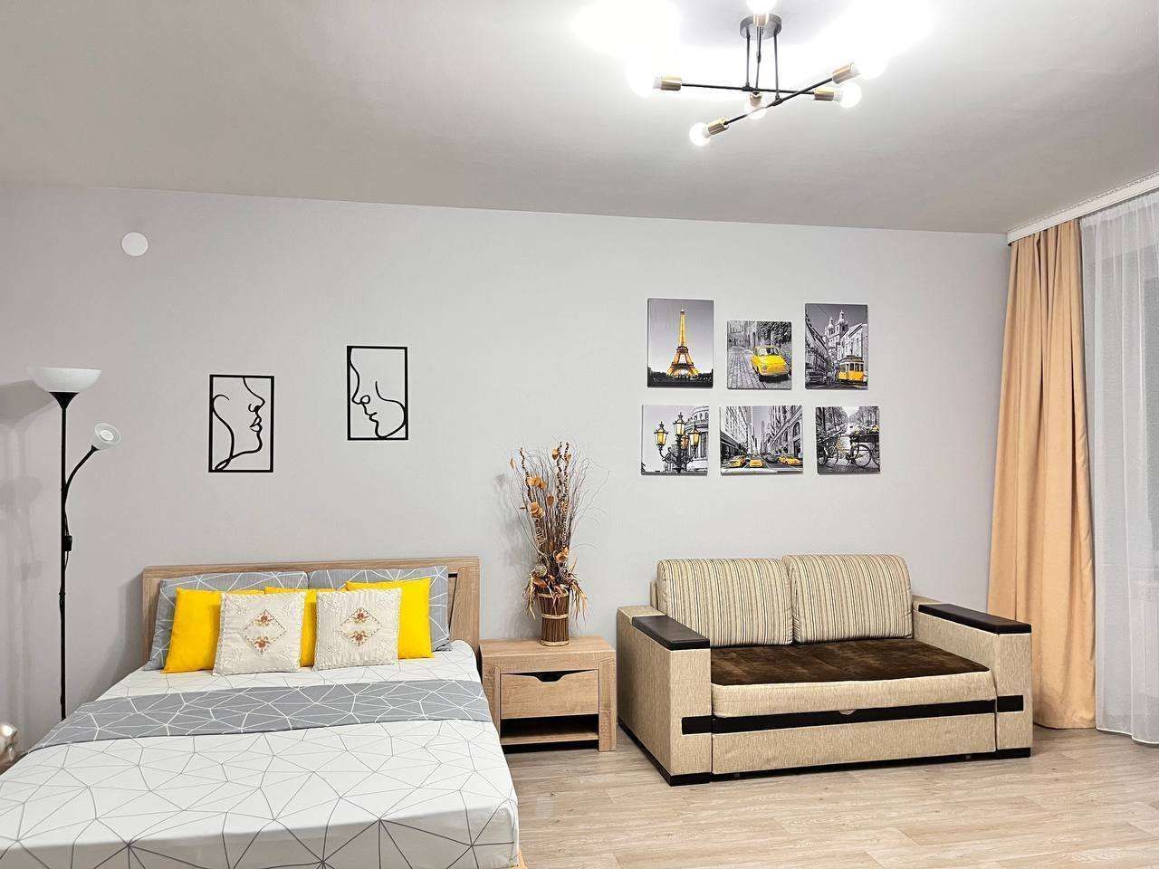 Однокомнатные апартаменты Марат_Home на Автомобилистов 11